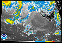 NE Pacific Infrared Satellite Loop